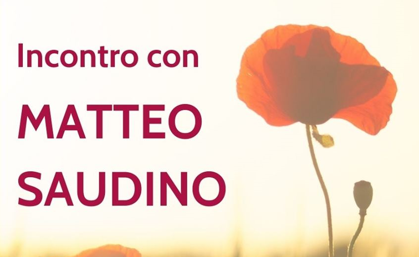 Immagine di copertina per Incontro con Matteo Saudino - 02 Ottobre 2020