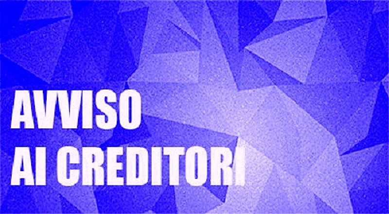 Immagine di copertina per AVVISO AI CREDITORI